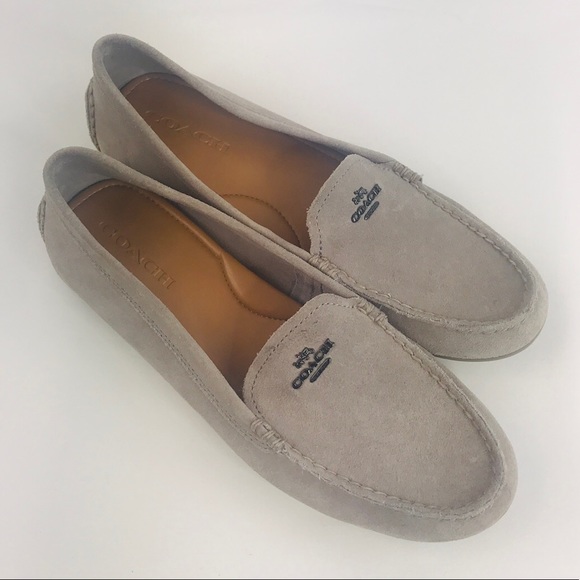 Coach Shoes - Coach MaryLock up suede loafers SZ:40